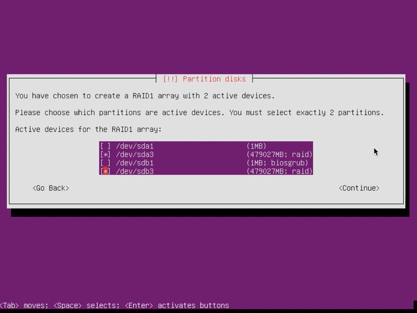 Ubuntu Server installer partition select rest partitions
